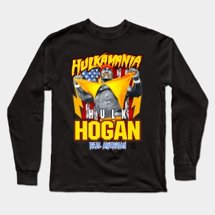 Hulk Hogan Hulkamania Real American Ripped Long Sleeve T-Shirt